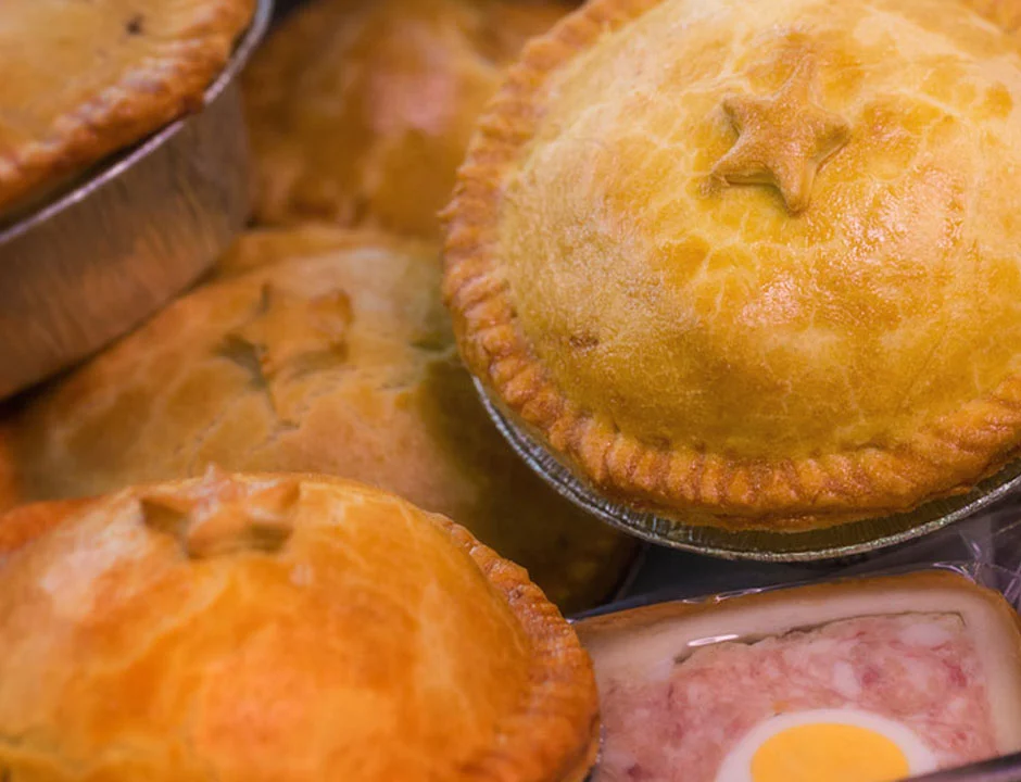 Pies, pasties & sausage rolls from Padbury Mats Pies, pasties & sausage rolls from Padbury Mats