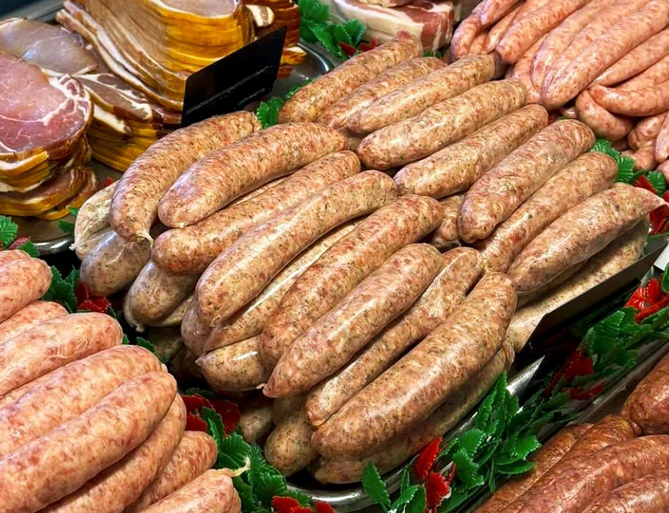 Homemade sausages from Padbury Meats Homemade sausages from Padbury Meats